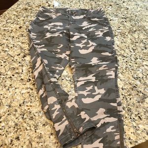 Boston proper camo ankle pants